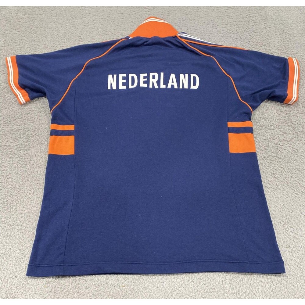 Netherlands Jersey Shirt Mens XL-XXL Blue Orange Soccer NED Nederland Mizuno